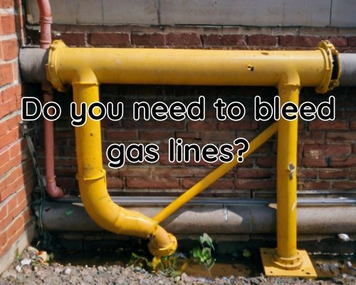 a gas pipe outdoor