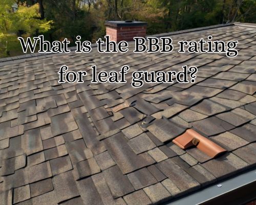 Leafguard is installed under the roof tiles.