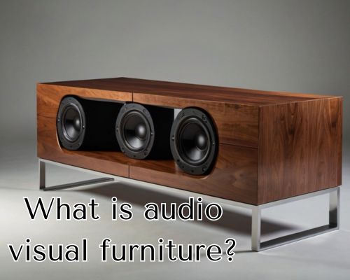 an audio visual furniture