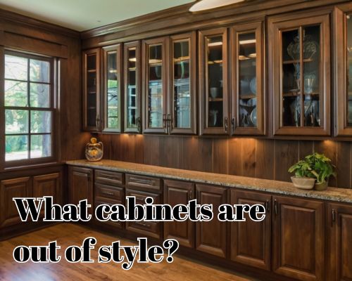 cabinets in a home that are out of style
