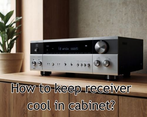 keeping receiver cool in cabinet