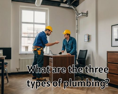plumbers having serious discussion