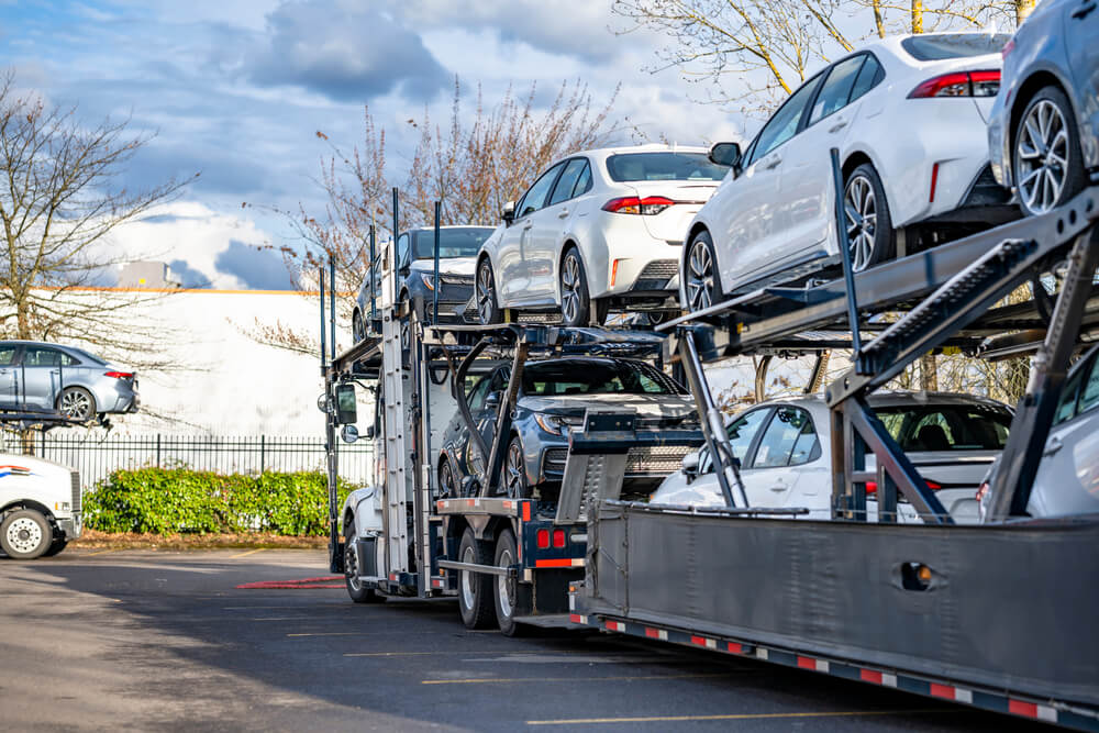 California Car Shipping Transport Truck