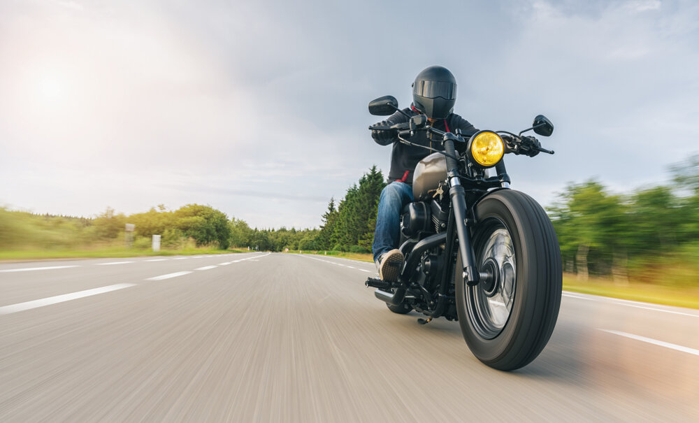 Motorcycle On Trailer
