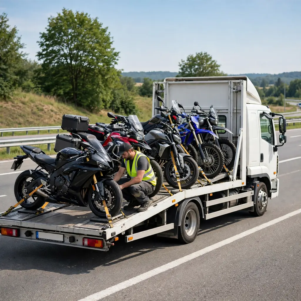 Multi-vehicle Motorcycle Shipping Carrier
