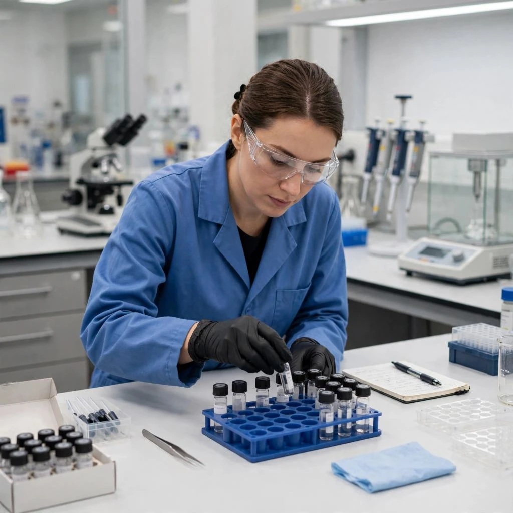 Peptide Vial Storage Handling Process